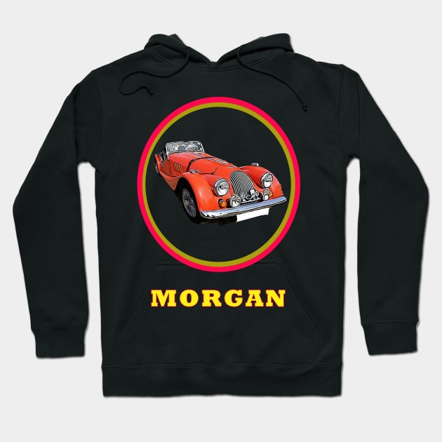 Morgan Classic British Sports Car Hoodie by fantastic-designs